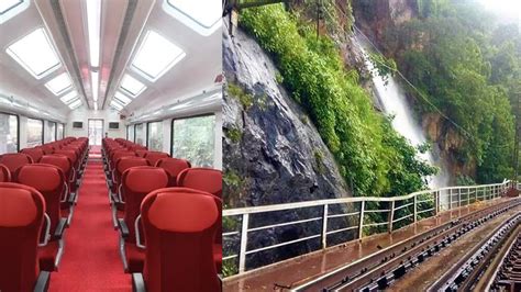 Vizag To Araku Valley Vistadome Train Journey Is Flanked By Lush Mountains, Waterfalls And More ...