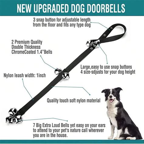 Dog Doorbells Puppy Bells Dog Potty Training Hanging Door Bells Doorbell Ringer Potty Training ...