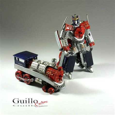 Transformers Custom Hot Wheels Rail Rodder Repaint and Robot