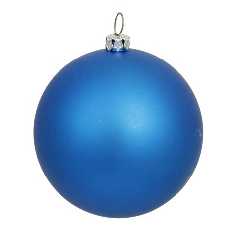 Vickerman | 8 inch Matte finished UV/Shatterproof Christmas Ball: Blue ...