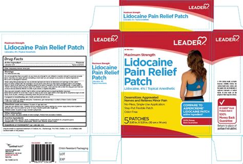 Leader Pain Relief Patches | Lidocaine Patch while Breastfeeding