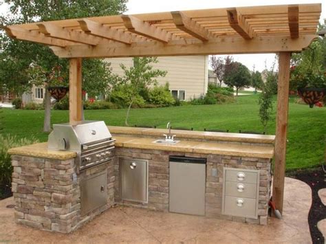 An outdoor kitchen is an excellent way to equip your backyard for ...