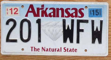 2015 Arkansas vg-ex | Automobile License Plate Store: Collectible License Plates for Less