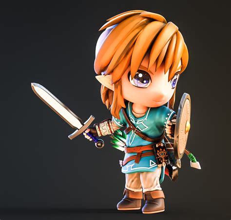 Fernando Jiménez - Chibi Link - The Legend of zelda breath of the wild