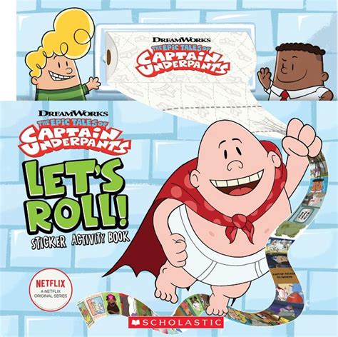 Captain Underpants: Let's Roll! Sticker Activity Book (Paperback) - Walmart.com - Walmart.com