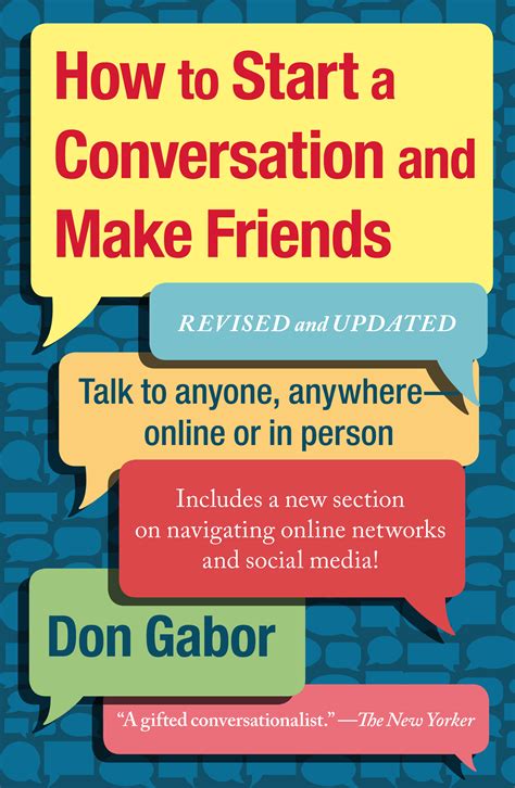 How To Start A Conversation And Make Friends | Book by Don Gabor | Official Publisher Page ...