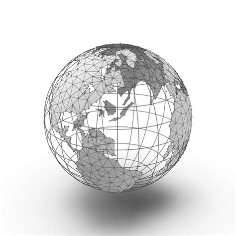 Wire Frame Globe PNG Images & PSDs for Download | PixelSquid - S107289855