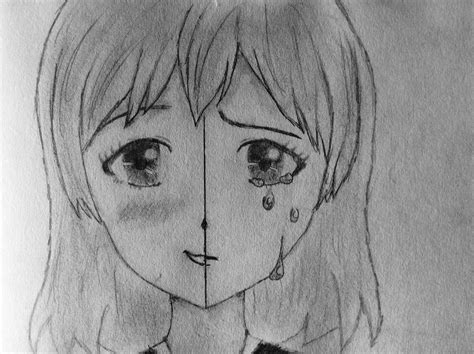 Crying Anime Girl Drawing at PaintingValley.com | Explore collection of Crying Anime Girl Drawing