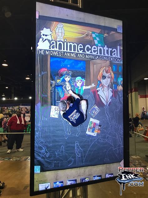 Anime Central 2018 Chalk Art Photos – PepperInk.com