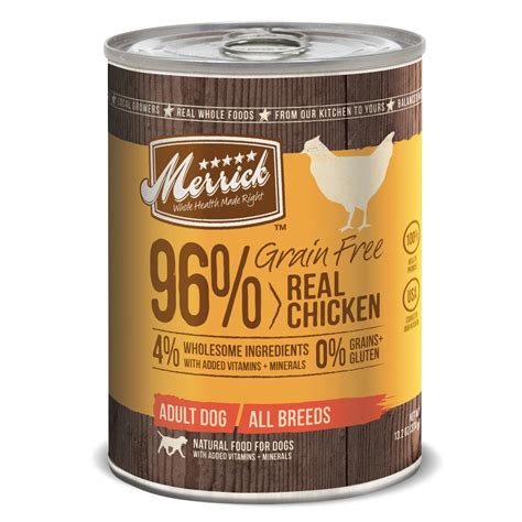 Merrick Grain Free 96% Real Chicken Wet Dog Food | Petco