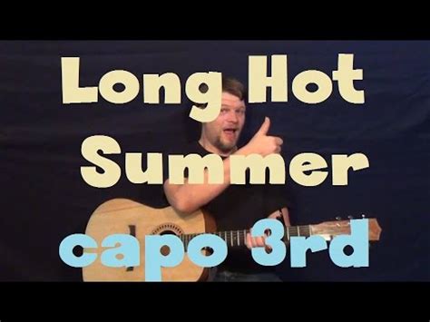 Long Hot Summer (Keith Urban) Easy Guitar Lesson Chords Solo TAB How to ...