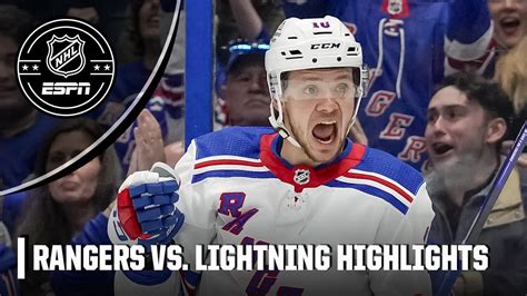 New York Rangers vs. Tampa Bay Lightning | Full Game Highlights - YouTube