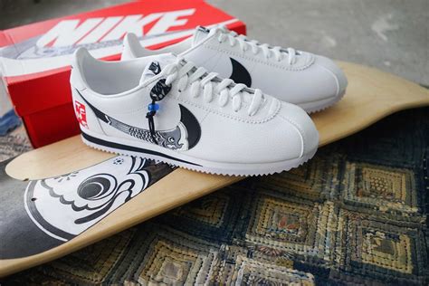 Carp-themed Custom Nike Cortez from The Flying Hawk Studio - Sneaker ...