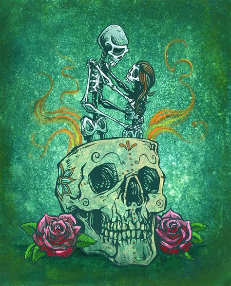 Day of the Dead Art by David Lozeau