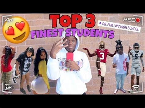 WHO ARE THE TOP 3 “FINEST” STUDENTS AT OUR SCHOOL!?🤔😍 | DR. PHILLIPS HIGHSCHOOL - YouTube