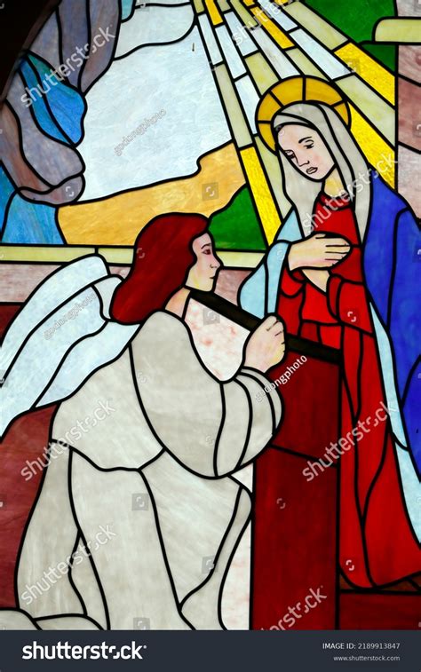 Holy Rosary Church Stained Glass Window Stock Photo 2189913847 | Shutterstock