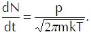 Langmuir’s Equation for Evaporation | Jun's Notes