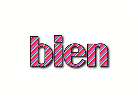 bien Logo | Outil de conception de logo gratuit de Flaming Text