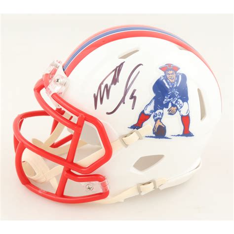 Matthew Judon Signed Patriots Throwback Speed Mini Helmet (Players Ink ...