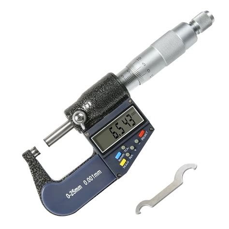 Digital Micrometer Digital Electronic Micrometer With Scale Inch Metric Conversion Metric ...