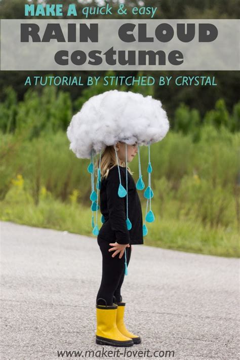 Make a Quick & Easy RAIN CLOUD COSTUME...for all ages! | Make It & Love It