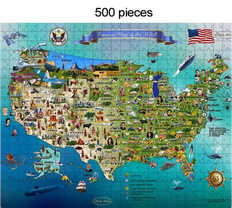 Usa Map Puzzle United States Puzzle United States Map - vrogue.co