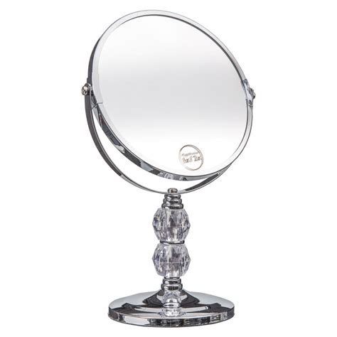 Crystal Two-Sided Swivel Mirror | Bathroom Accessories - B&M