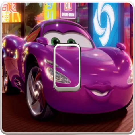 DISNEY CARS CARTOON Girls Light Switch Vinyl Sticker Decal for Kids Bedroom #351 $2.48 - PicClick