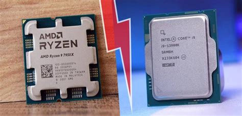 AMD Ryzen 9 7950X vs. Intel Core i9-13900K : le duel