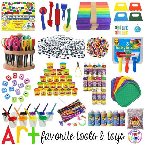 Favorite Art Tools and Toys for Preschool & Kindergarten - Pocket of Preschool