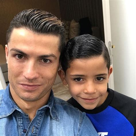 Cristiano Ronaldo shares rare photo with mini-me son | HELLO!