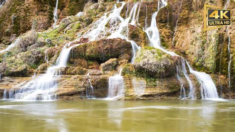 tropical waterfall - 4k uhd - relaxing nature sounds with beautiful ...