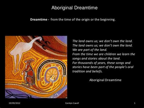 Aboriginal dreamtime stage 1