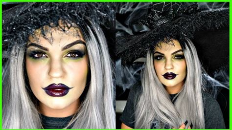 EVIL Witch Halloween Makeup - YouTube