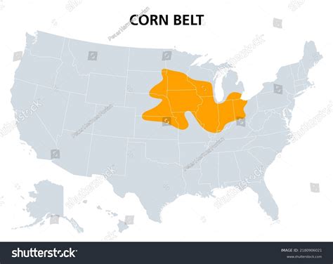 Corn Belt States Map