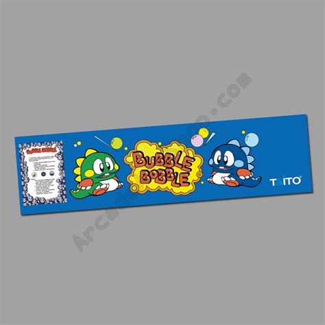 Bubble Bobble marquee (Taito ver) – Arcade Art Shop