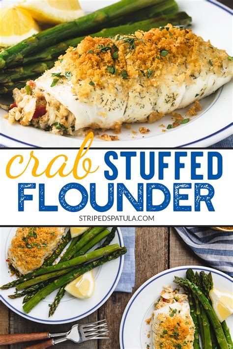 Stuffed Flounder with Crabmeat and Lemon-Dill Aioli - Striped Spatula