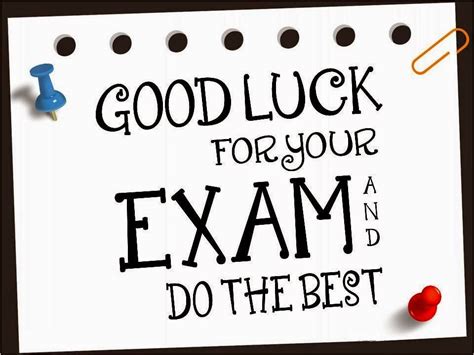 43 Best Good Luck Wishes For Exams Picture