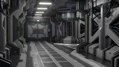 Sci Fi Corridor Interior-Real Time - Finished Projects - Blender Artists Community