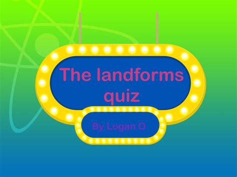 Landforms Quiz Free Activities online for kids in 4th grade by ...