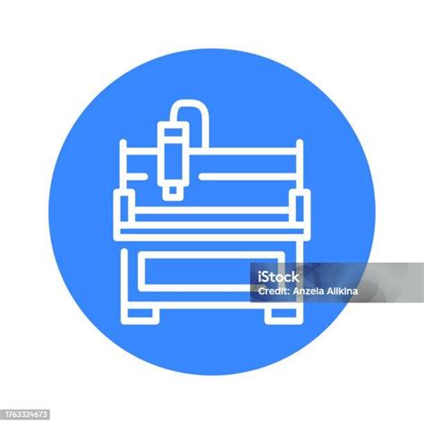 Forming Machine Olor Line Icon Metal Work Stock Illustration - Download Image Now - Black Color ...