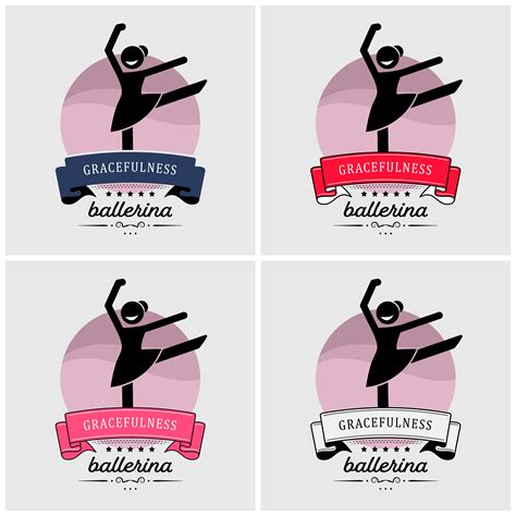 Ballet dance logo design. 341955 Vector Art at Vecteezy