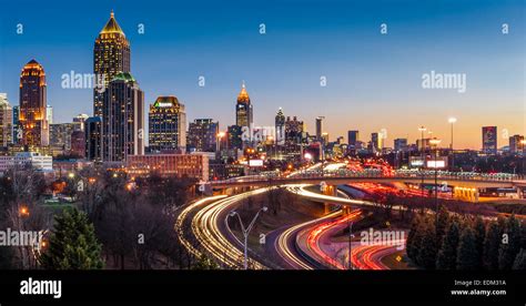 Rush hour traffic atlanta hi-res stock photography and images - Alamy