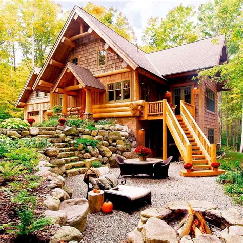 Cool 60 Rustic Log Cabin Homes Plans Design Ideas And Remodel https ...