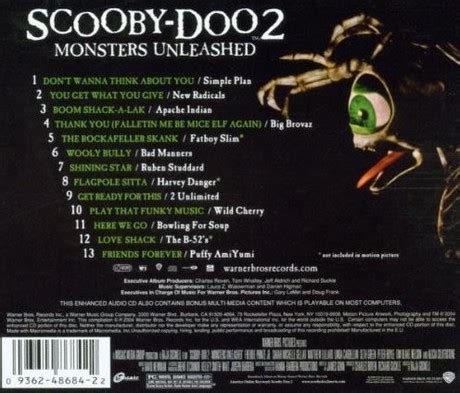 Film Music Site - Scooby-Doo 2: Monsters Unleashed Soundtrack (Various Artists) - Warner Bros ...