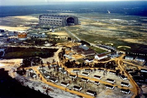 Naval Air Station, Lakehurst, New Jersey. Photographed during World War ...