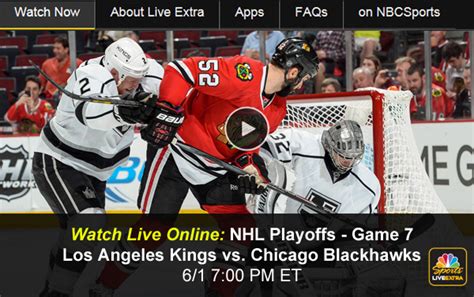 Blackhawks-Kings: Watch Online Game 7 of NHL Playoffs via Free Live ...