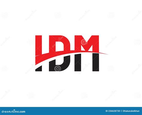 IDM Letter Initial Logo Design Vector Illustration Stock Vector - Illustration of corporate ...