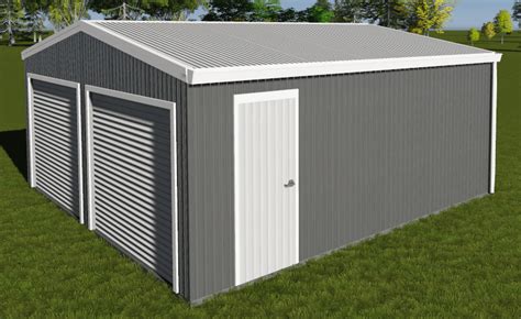 6m x 6m x 2.4m Steel Shed Kit - Action Sheds