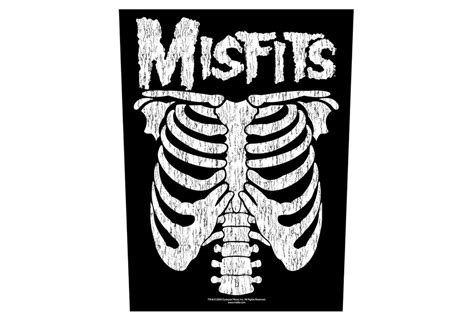 Misfits - Ribcage Printed Back Patch